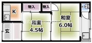 大和田駅 徒歩6分 2階の物件間取画像